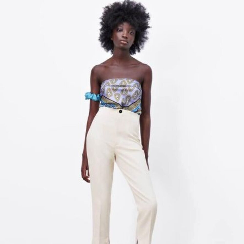 Brand new Zara high waisted formal pants with tags